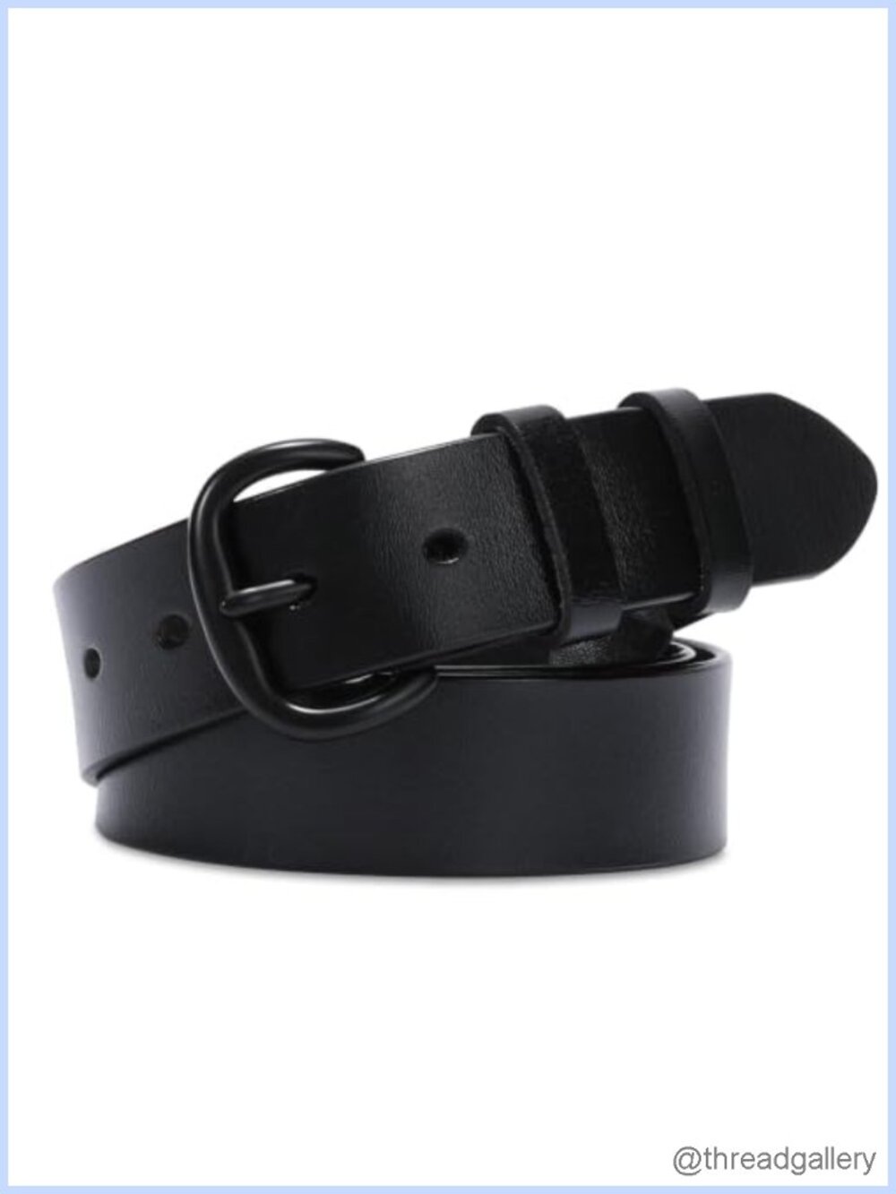 Women's Leather Belt with Pin Buckle, Adjustable Waist Belt for Jeans Pants